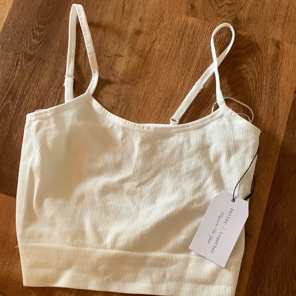 White crop tank